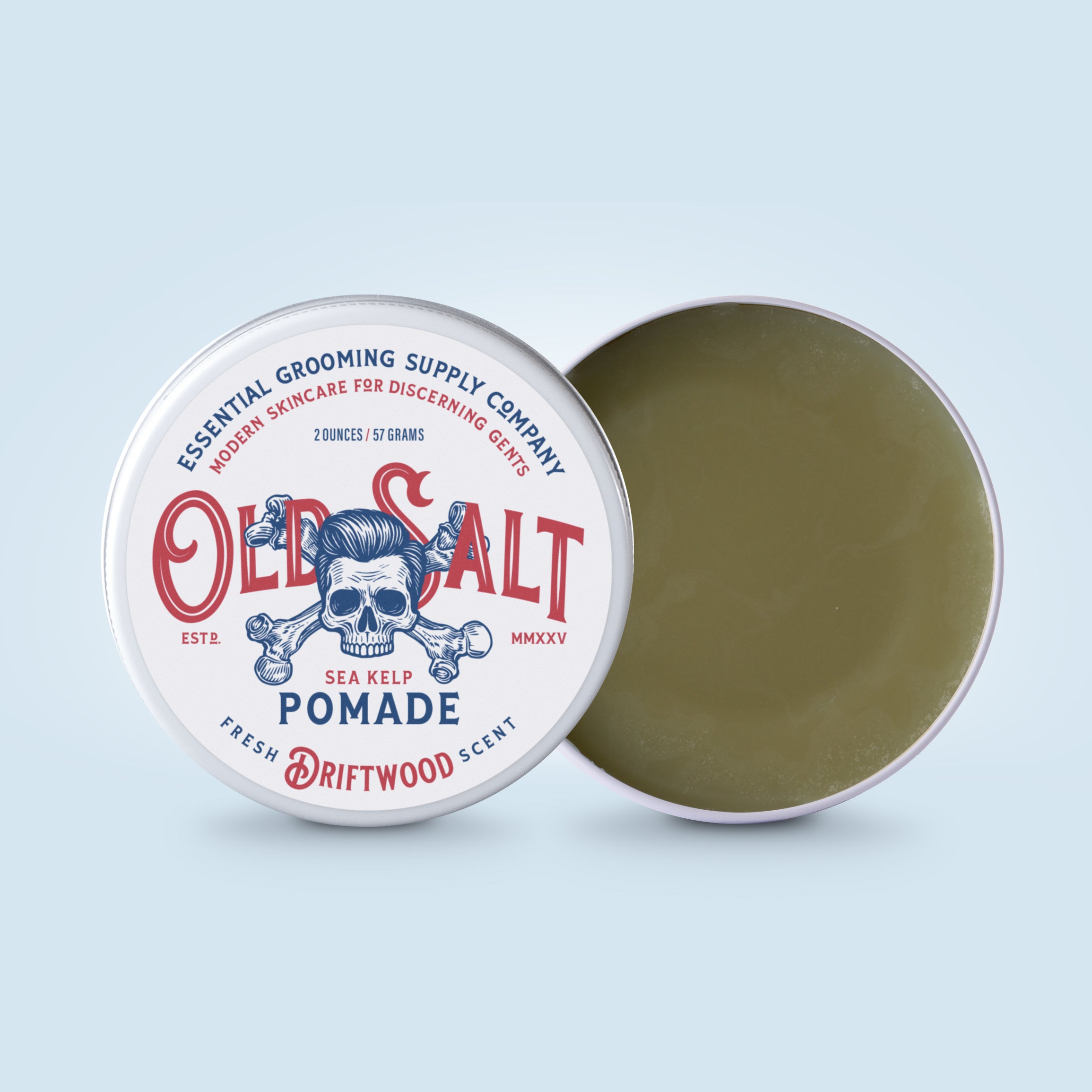 Driftwood Pomade with Undaria Sea Kelp 2 oz