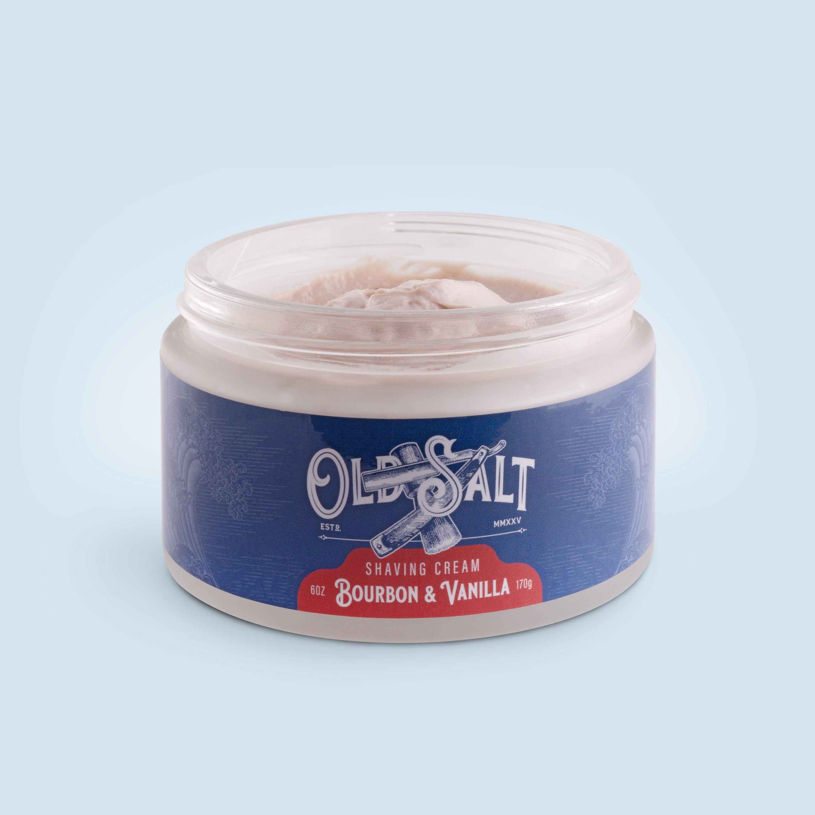 Bourbon + Vanilla Shaving Cream with Undaria Sea Kelp