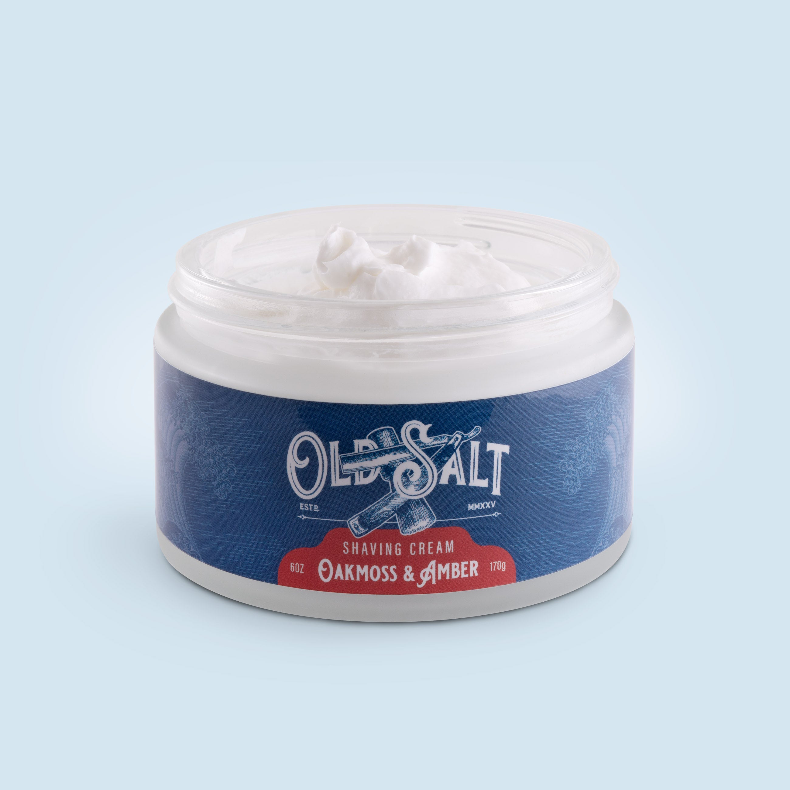 Oakmoss + Amber  Shaving Cream with Undaria Sea Kelp